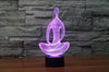 3D LED Meditation Lamo